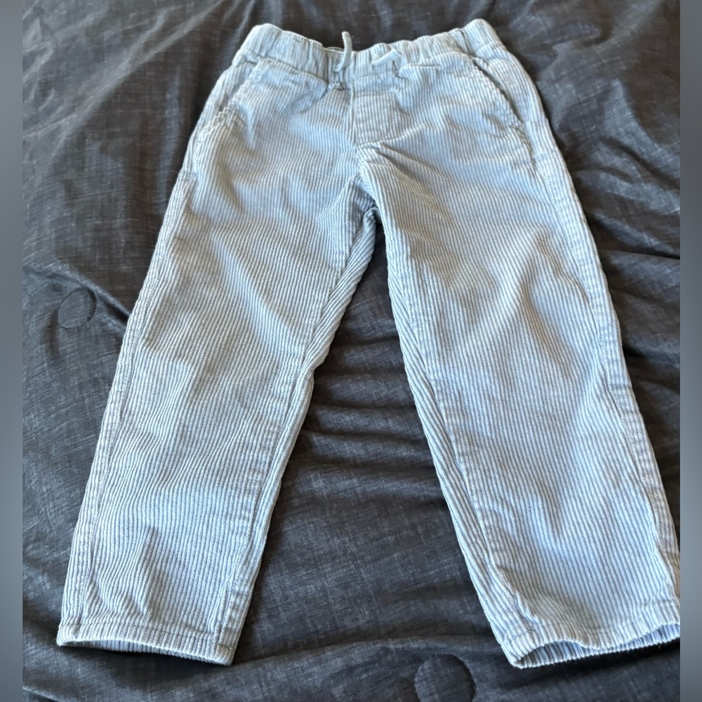 H&M Grayish Blue Corduroy Bottoms size 4T